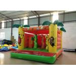 PVC Tarpaulin Customized Insect Coconut Tree Theme Castle Kids Inflatable Bounce Jumping house for sale