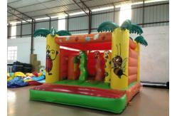 China PVC Tarpaulin Customized Insect Coconut Tree Theme Castle Kids Inflatable Bounce Jumping house supplier