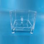 Quick Damp Rinsing Baths Quartz Wafer Chemical Processing Tank Quartz Cleaning Tank