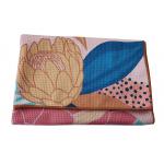 Microfiber Custom Printed Sand Free Beach Towel Waffle Fabric