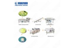 China Fruit And Vegetable Processing And Cleaning Line Leaf Vegetables Bubble Washing Machine supplier