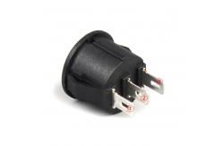 China 12V 3 Pin Car Autos Boat Round Rocker Dot LED Light Toggle Switch supplier