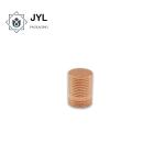 Rose Gold Aluminum Alloy Cap For FEA15 Perfume Bottle With Engraved Logo And Text for sale