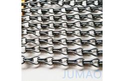 China Space Divider Metal Chain Link Curtains Fly Screen Curved Andulated supplier