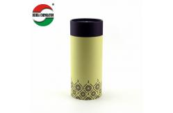 China UV Varnishing Cosmetic Paper Tube Packaging Custom Transparent Window supplier
