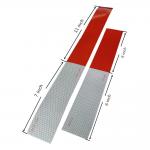 Safety DOT C2  Red And White Reflective Safety Tape For Trailers Truck Strong Adhesive for sale