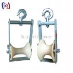 Aerial Cable 120 X 130mm  Conductor Stringing Blocks Stringing Roller Block For Overhead Line for sale