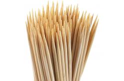 China Disposable Bamboo Marshmallow Roasting Sticks 40cm Length 4 - 6mm Diameter supplier