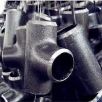 Seamless pipe fitting Hydraulic Equal and Unequal carbon steel cold forming tee for sale