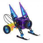 Remote Controlled Motor Magnetic Building Blocks Magnetic Tiles With Wheels for sale