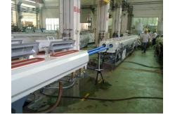China High Output PE Pipe Extrusion Line Twin Pipe Single Screw Extruder Machine supplier