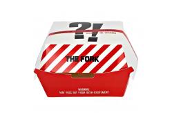 China Wholesale Custom Printing Foldable Eco-Friendly Kraft Burger Box for Fast Food supplier