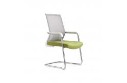 China Red Ergonomic Mesh Arched Feet Guest Manager Office Chair For Office supplier