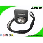 Waterproof Digital Screen Miner Cordless Cap Lamp 4000 lux Silicone Button with Safety Rope ABS  PC for sale
