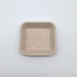 Compostable Biodegradable Bagasse Tableware Disposable Rectangular Shape for sale