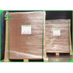 PE Coated Kraft Board Brown Color Waterproof 270gsm + 18g For Food Container for sale