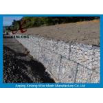 Hot Dipped Galvanized Gabion Box , Welded Gabion Baskets For Riverbed for sale