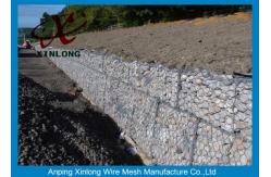 China Hot Dipped Galvanized Gabion Box , Welded Gabion Baskets For Riverbed supplier