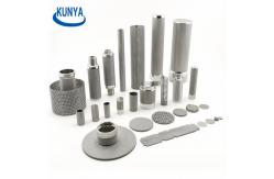 China High Temperature Resistant Sintered Fiber Felt Burner Porous Filtration supplier