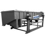 Stainless Steel 20mm Particle Square Linear Vibrating Separator DZSF Series for sale