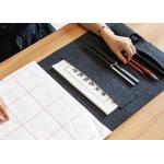 106*38cm Portable Felt Desk Pad For Practising Chinese Calligraphy