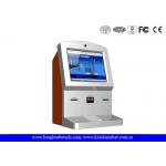 Customized Stylish Wallmount Kiosk With Camera , Thermal Receipt Printer , Cash Acceptor for sale