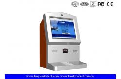 China Customized Stylish Wallmount Kiosk With Camera , Thermal Receipt Printer , Cash Acceptor supplier