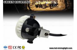 China 10000lux High Brightness LED Mining Headlamp , 3.7V 6.6Ah Underground Cap Lamps supplier