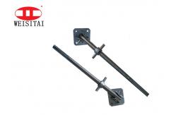 China Galvanized Hollow Swivel Base Jack For Push Pull Prop supplier