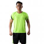 Customized 160gram Printed Sports T Shirts 100% Polyester for sale