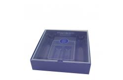 China Custom Perfume Gift Box Printing With Transparent Clear Lid supplier