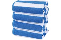 China Breathable Soft Personalized Pool Towels Striped Beach Towels supplier