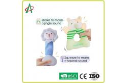 China ASTM Huggable Plush Rattle Toys With PP Cotton Filled supplier