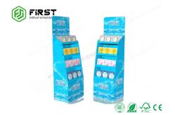 China Recyclable Retail POP Floor Display Custom Logo Printed Cardboard Display Stand supplier