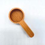 Wood Color Wooden Coffee Spoon Measuring For Coffee Beans for sale
