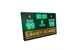 China Led Soccer Football Electronic Scoreboard With Advertisment Moving Sign supplier