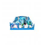 Snow Theme Children Fun Park Inflatable With Two Slide Bouncy for sale