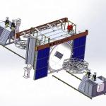 Two Arms Shuttle Rotomolding Machine