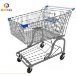 Large Capacity New Style Steel Metal Shopping Trolley For Supermarket for sale
