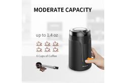 China Small Blade Compact Electric Coffee Grinder 150W 40g Automatic supplier