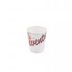 6oz 8oz 9oz Kraft Paper Coffee Cup , Biodegradable Paper Takeaway Coffee Cups for sale