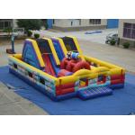 Customized Rocket inflatable Fun City Inflatables Bouncy House Slide Castle For Kids