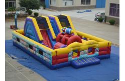 China Customized Rocket inflatable Fun City Inflatables Bouncy House Slide Castle For Kids supplier