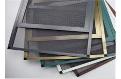 China Micro Mosquito Window Fly Screen Ajustable For Aluminium Wooden And Steel Frame supplier
