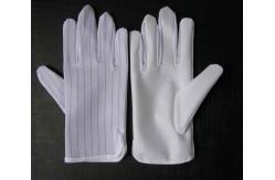 China Inspection Cotton ESD Hand Gloves Antistatic For Electronic Production Line supplier