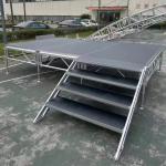 4ft X 8ft Portable Event Stage Platform Aluminum Glass Stage Platform for sale