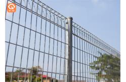 China Welded Wire Mesh Roll Top Curved Metal Fence Brc Powder Coating supplier