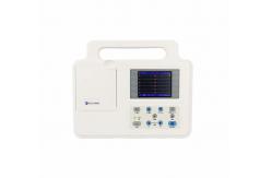 China 3 Channel Portable Ecg Monitor Electrocardiograph Machine Built In Printer supplier