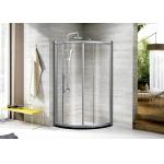 Sliding door Tempered Glass Shower Enclosure Polished Frame Surface Finishing for sale