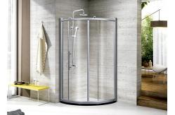 China Sliding door Tempered Glass Shower Enclosure Polished Frame Surface Finishing supplier